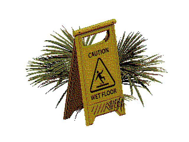 Wet floor